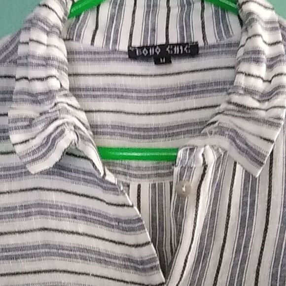 BOHO CHIC 100% LINEN SZ M - Picture 3 of 5